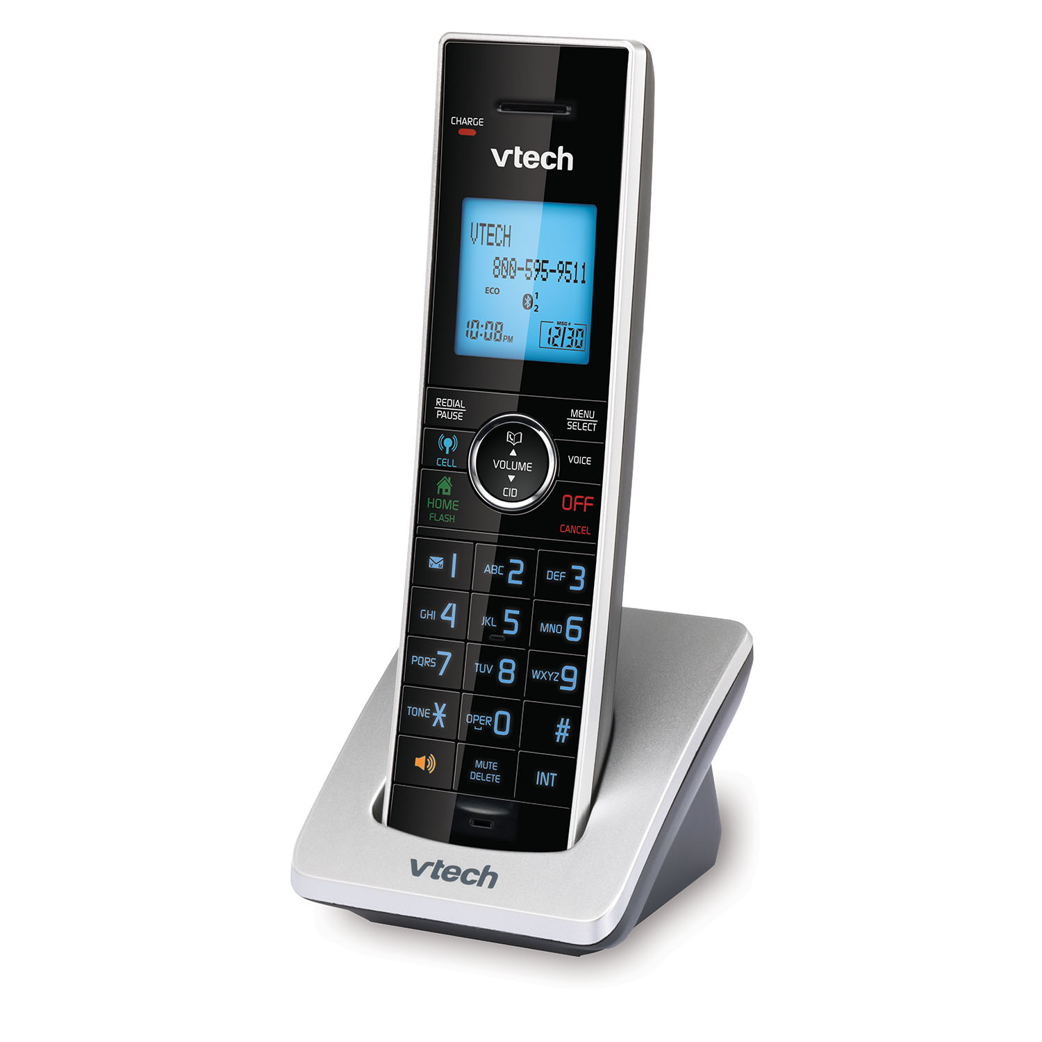 Téléphone sans fil à 1 combiné avec afficheur DECT 6.0 de VTech (CS6919-16)  - Rouge