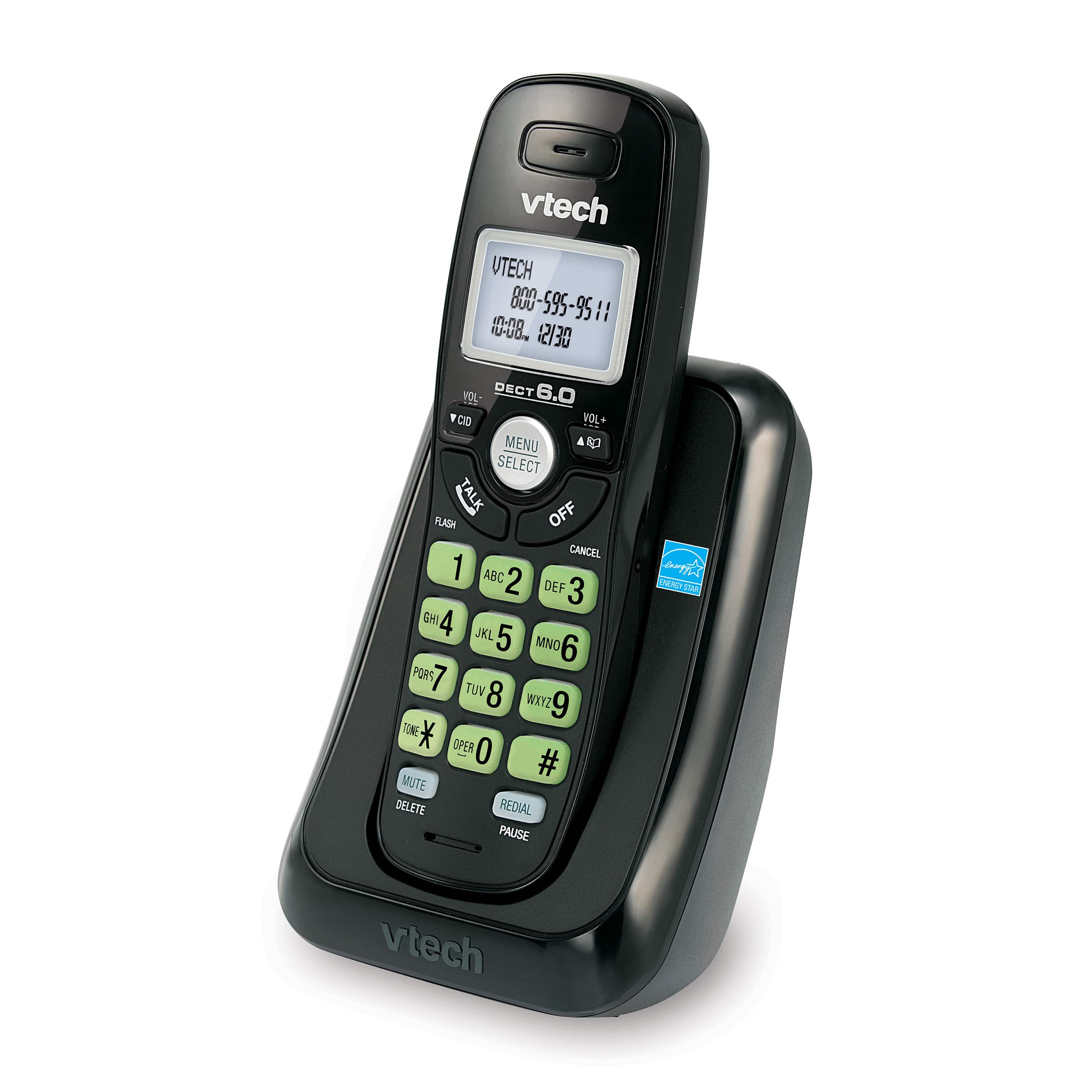BRAND NEW VTech CS6114 DECT 6.0 Cordless Phone with Caller ID/Call Waiting White 