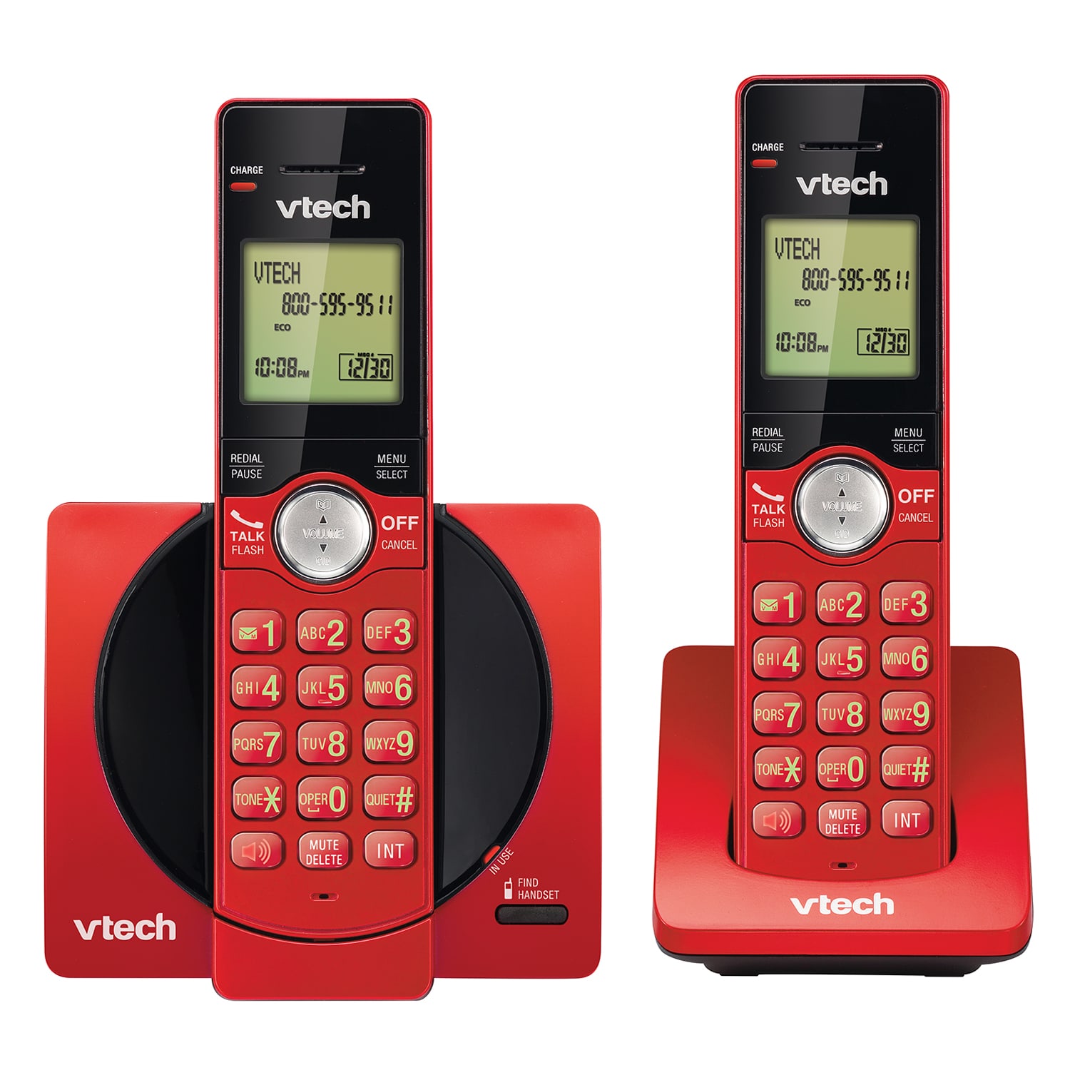 2 Handset Cordless Phone with Caller ID/Call Waiting