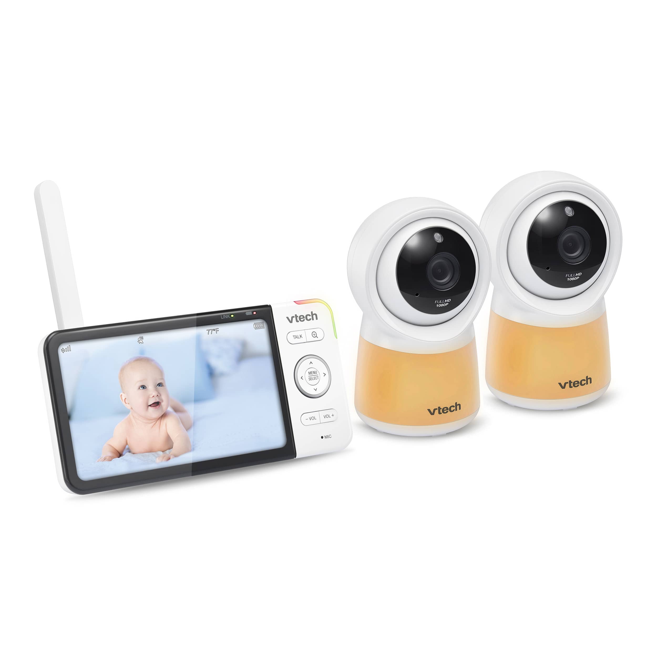 VTech VM5463 Moniteur vidéo numérique pour bébé de 5 po avec
