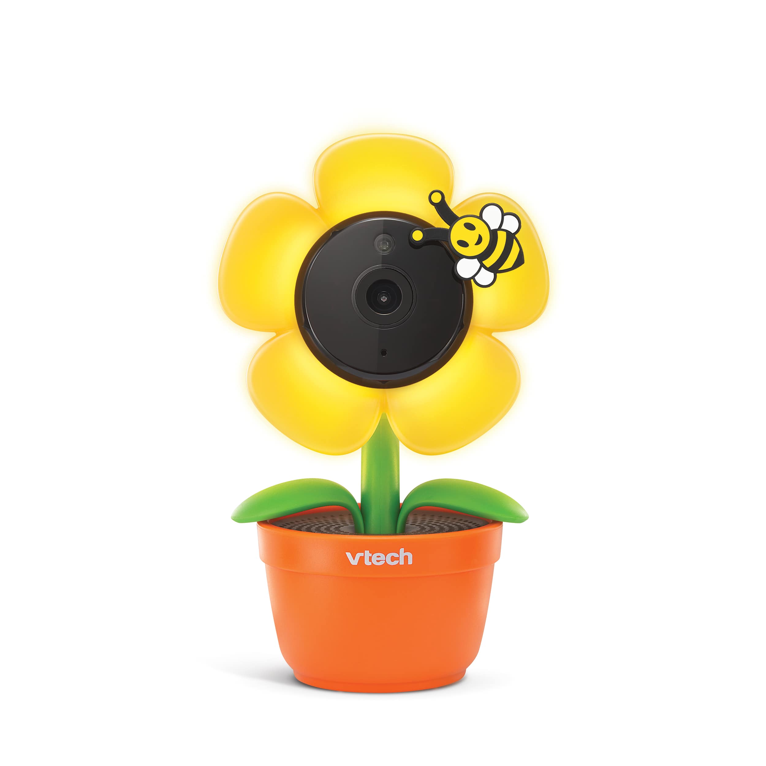 WiFi 1080p Yellow Daisy Baby Camera with Night Light