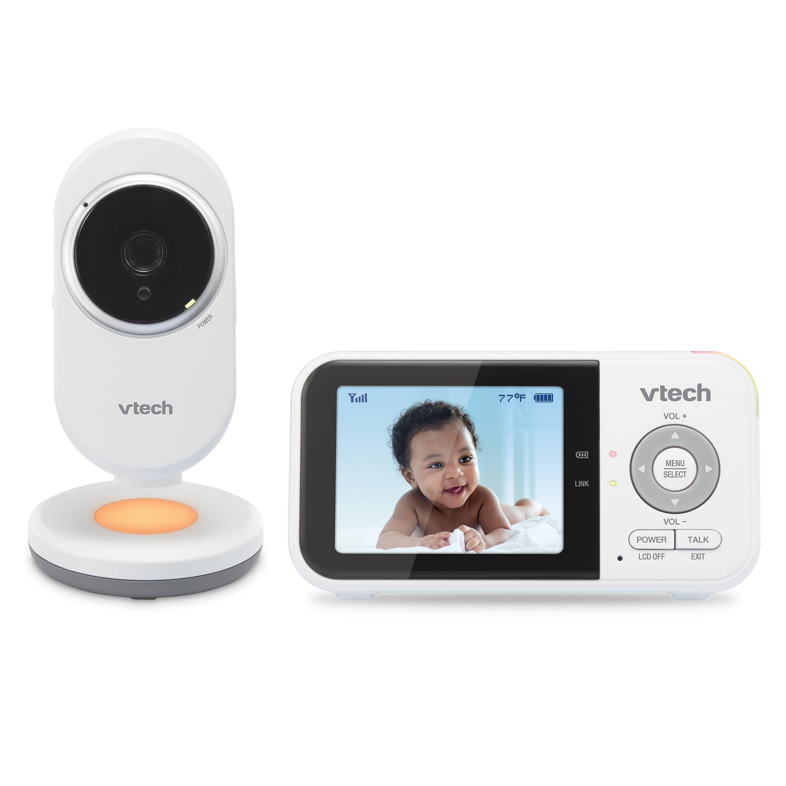 2.8" Digital Video Baby Monitor with Night Light