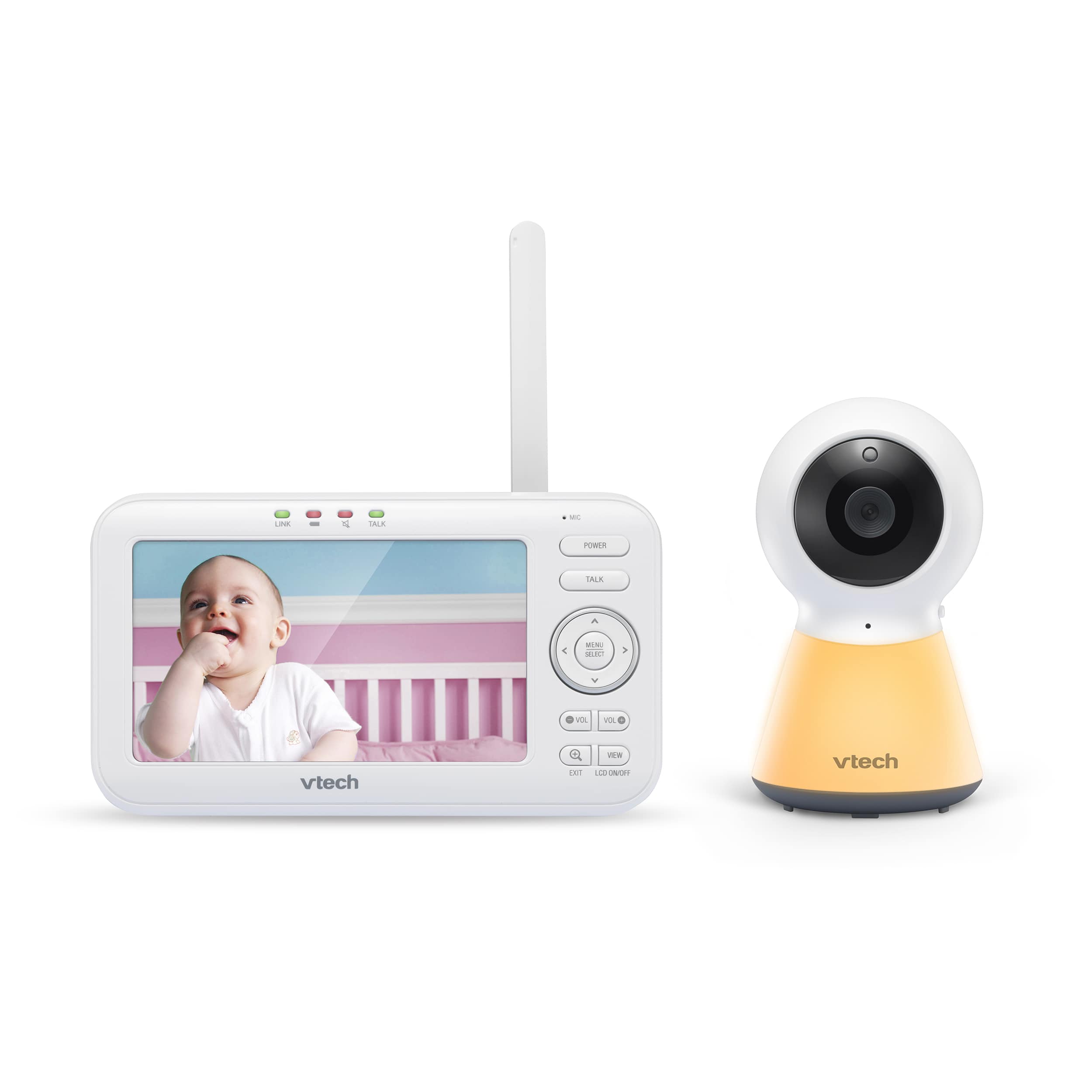 5" Digital Video Baby Monitor with Adaptive Night Light