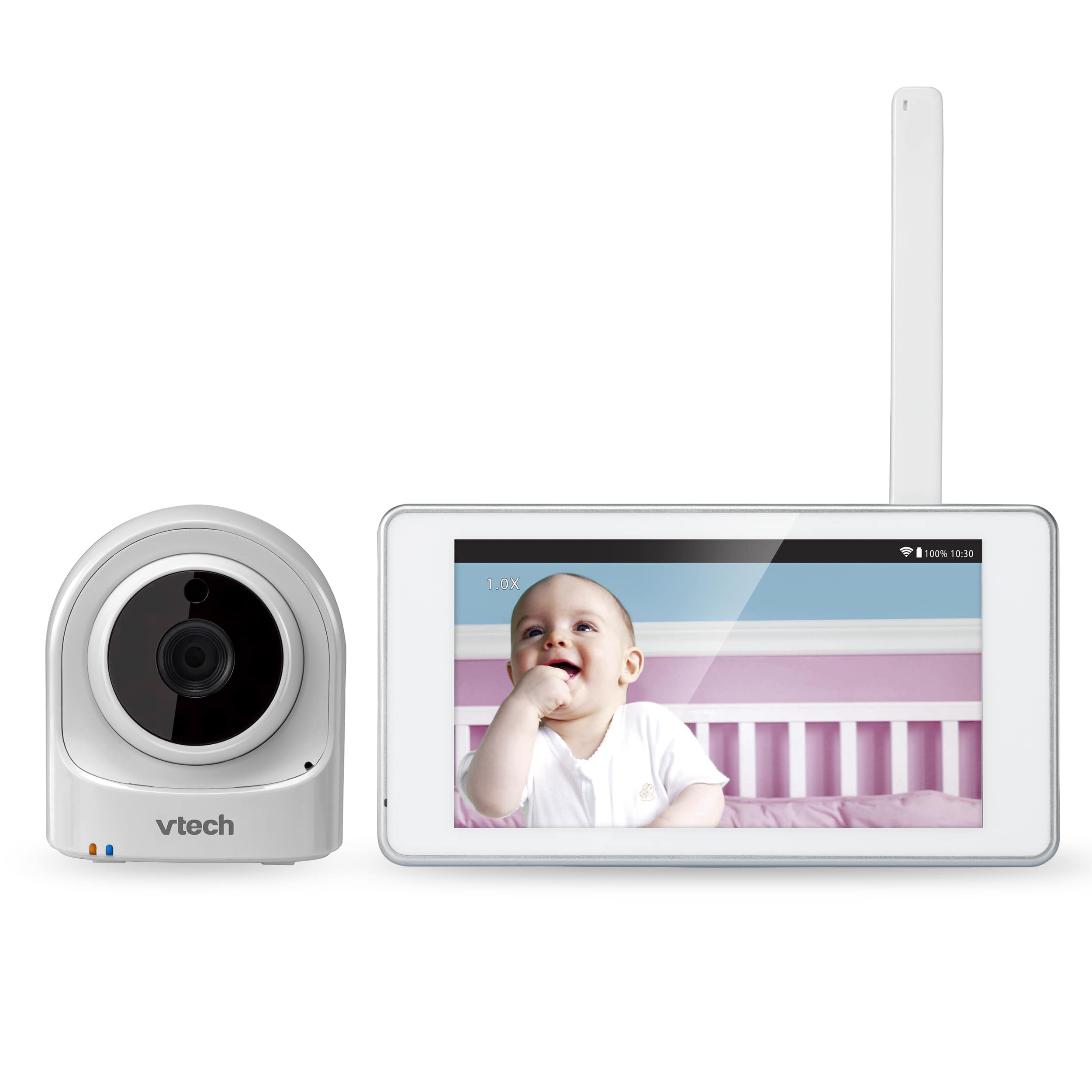 Expandable Wireless HD Video Baby Monitor with 1 Wi-Fi Camera and 5
